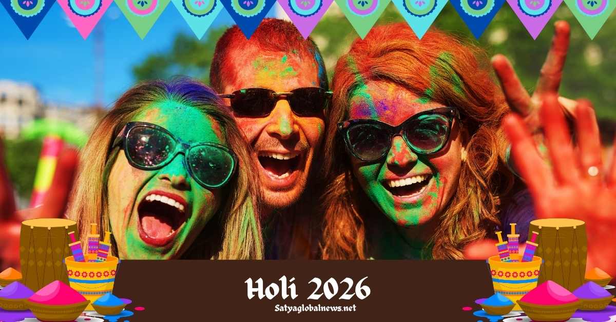 Holi 2026 celebration in India festival of colors